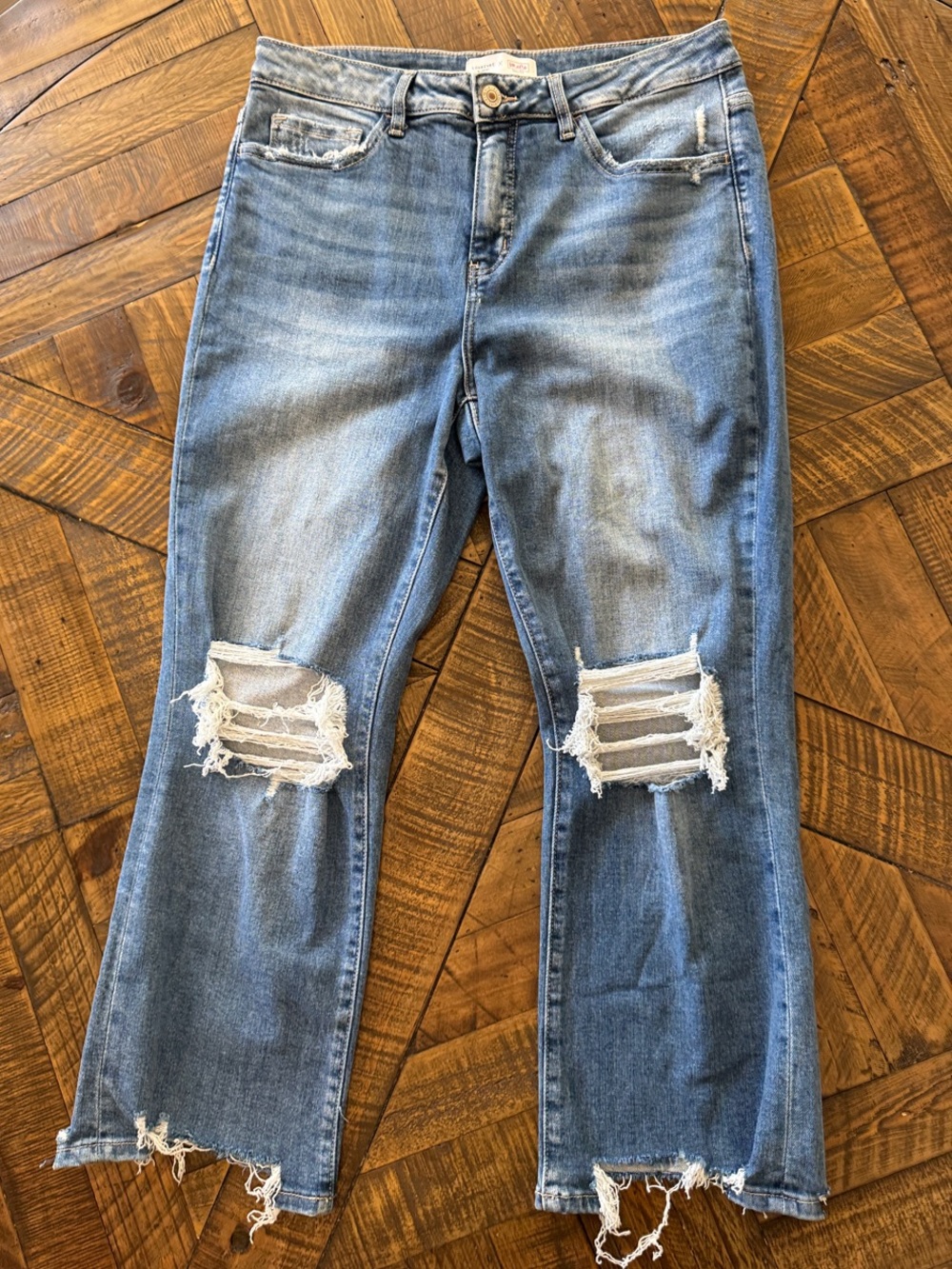 MOCO by LOVERVET Distressed Flare Women’s Jeans Size 14W